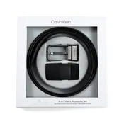 Calvin Klein Calvin Klein belt men genuine leather belt set reversible buckle CK business black brown 74140