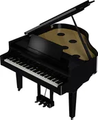 Roland GP-9 Ebony Polish digital grand piano - REDUCED with very minor damage!