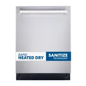 24 in. Top Control Built-In Tall Tub Dishwasher in Fingerprint Resistant Stainless Steel, 45 dBA