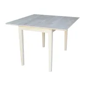 40″ Square Dual Dropleaf Table
