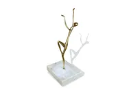Mid Century Modern Sculpture on Marble Base — Yardley Home