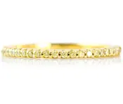 0.30CTTW Intense Fancy Yellow Diamond Eternity Band Vivaan Collection
