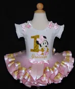1st Birthday Minnie Mouse Outfit,  perfect for photo shoot