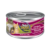 NutriSource  Cat & Kitten Chicken, Turkey & Lamb Canned Cat Food