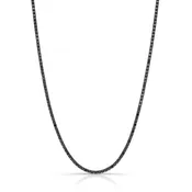 8.43ct. Black Diamond Tennis Necklace