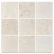 Alba Nova 4" x 4" Honed & Vanilla Royale 4" x 4" Honed Checkerboard Board