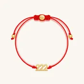 222 Harmony Red String Bracelet