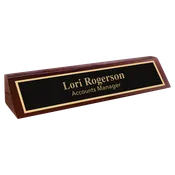 10.5" Rosewood Piano Finish Desk Wedge