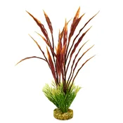 CB-2001-RD-GR – Vibran-Sea® Color Burst Florals® Gravel Base Atoll Grass Plant Red/Grn