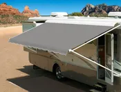 Acrylic RV Awning Fabric Replacement with Metal Cover