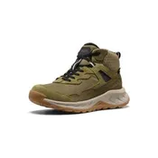 Big Kids' Keen Hightrail Mid Waterproof Dark Olive / Martini Olive