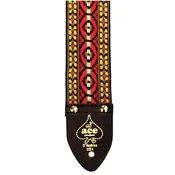 Ace Guitar Straps DN-ACE04 Bohemian Red 2" Vintage Reissue Guitar Strap