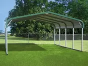 18’x20’x7′ Regular Roof Double Car Carport