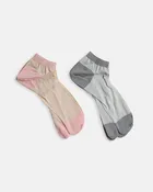 2 pair of words socks left and right