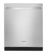 24 in. Fingerprint Resistant Stainless Steel Top Control 51 dBA Dishwasher with 3rd Rack- WDT730HAMZ | Appliances 4 Less