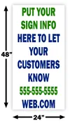 4mm 24x48 Yard Sign Printing