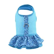 Aqua Air Mesh Ruffled Dog Harness