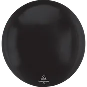 15" Black Orbz Balloon