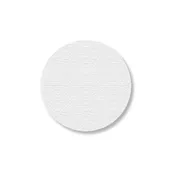 2.7" WHITE Solid DOT - Pack of 100