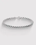 Box Chain Bracelet - Sterling Silver