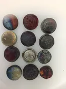 Raku Quarter Rounds — Beaded Treasures by Barbara