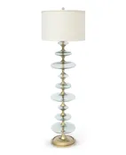 Calypso Glass Floor Lamp by Palecek
