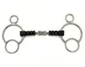 AJR Rubber Block French Link 2 Ring Bit