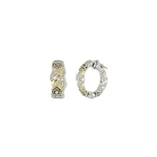 Antiqua Collection - Three Circle Pavé Snuggy Earrings