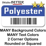 Polyester Asset Tag With BARCODE