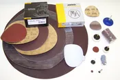 10" TO 30" SOLID PSA ALUMINUM OXIDE CLOTH DISCS