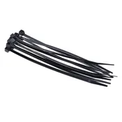 8 in. Black Cable Ties 10 Pack Zip Ties Tiewraps Costume Assembly Cosplay Hardware