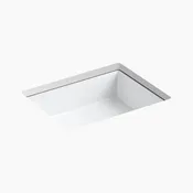 19-3/4" rectangular Kohler E2882K undermount bathroom sink