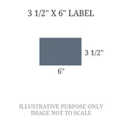 3 1/2" x 6" Engraved Label