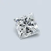 0.58 Carat Princess Cut Natural Diamond GIA Report # 1156177180