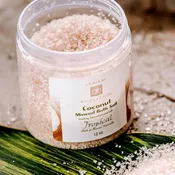 Coconut Hawaiian Bath Salt - Aromatic Stress Relief & Skin Softening Soak 12 oz