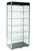 34″ Lighted Economy Wall Display with Valance – VS-604