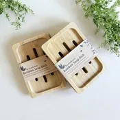 Bamboo Soap Dish: Rectangle