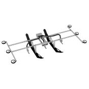 Adjustable channel cleaning sled