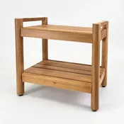 ASTA FURNITUREPRODUCTSST-61A  SOLID TEAK 20" SHOWER BENCH WITH ARMS