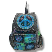 Hand Embroidered Cotton Backpack