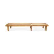 Addisyn Outdoor Wooden Chaise Lounge