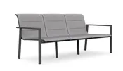 Amalfi 3 Seat Sofa - Charcoal by Azurro Living