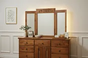 Alder Wood Mirror Sahuaro
