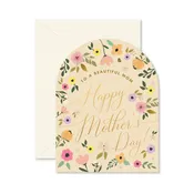 Arch Beautiful Mother's Day Floral Greeting Card