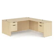 30"x60" L-Shape Desk w/24"x48" Return — Stow's Office Furniture
