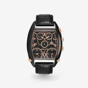 3 Time Zone Chronograph Black Edition <br> 46mm