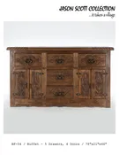 5 Drawer / 4 Door Buffet