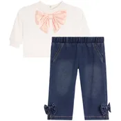 2pc Bow Top and Jean
