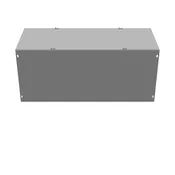 10x24X10 Screw Cover Wireway Type 1 UL Listed Steel No Knockouts ANSI 61 Gray