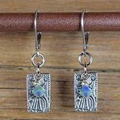 Big Sky Nisshu Leverback Earrings #EW770-216